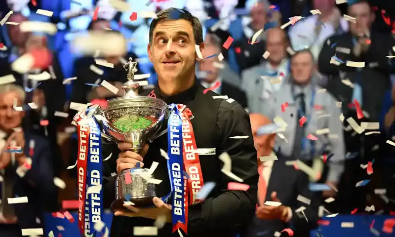 司諾克撞球比賽偉大的球員之一的英國選手「羅尼 · 奧沙利文」Ronnie O’Sullivan